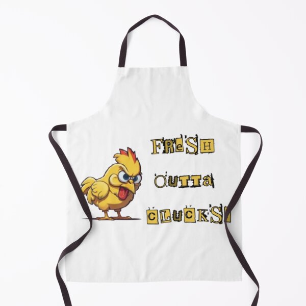 Item preview, Fresh Outta Clucks! Funny Chicken Pun designed and sold by LMoonDesigns.