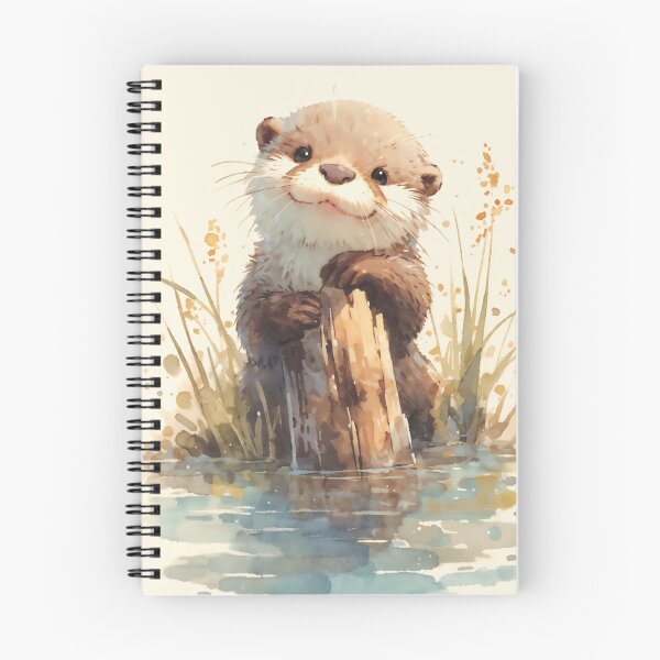 Item preview, Adventurous Otter Holding the Dock designed and sold by AshiraCreations.