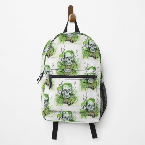 Item preview, Skull in moss and frog on it's head designed and sold by dmartin200.