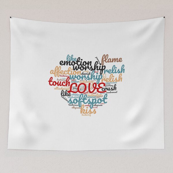 Item preview, Love and Affection Word Cloud designed and sold by evlar.