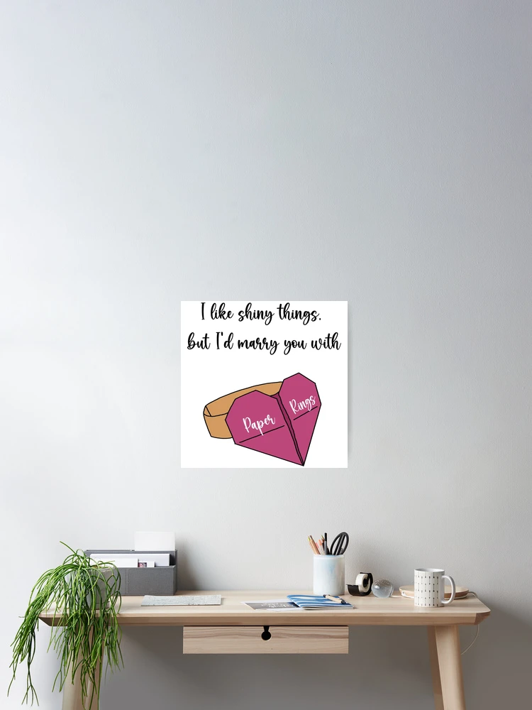 Thumbnail 2 of 3, Poster, Paper Rings designed and sold by Fanverse Merchandise.