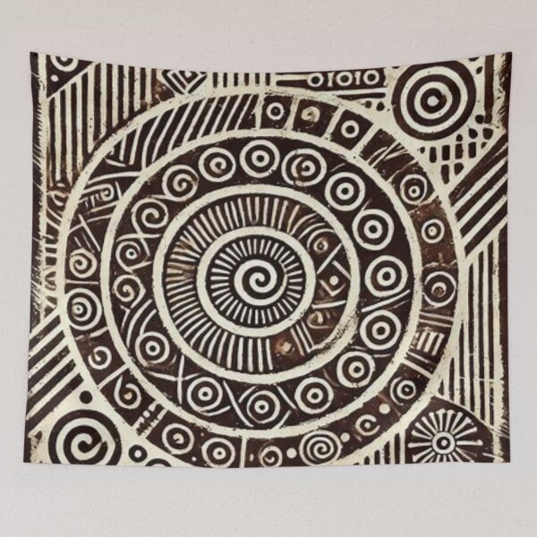 Item preview, Bogolan Mud Cloth inspired Patterns  designed and sold by Shs-Kenya.