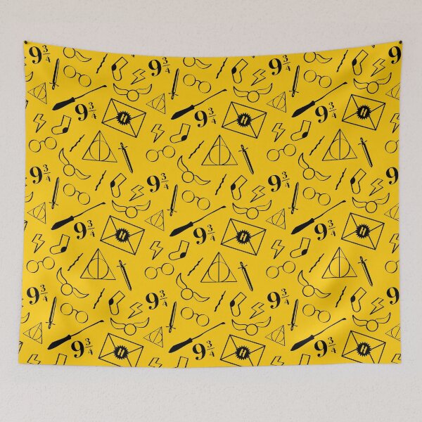 Item preview, Magical Pattern - Yellow & Black designed and sold by nerdfelt.