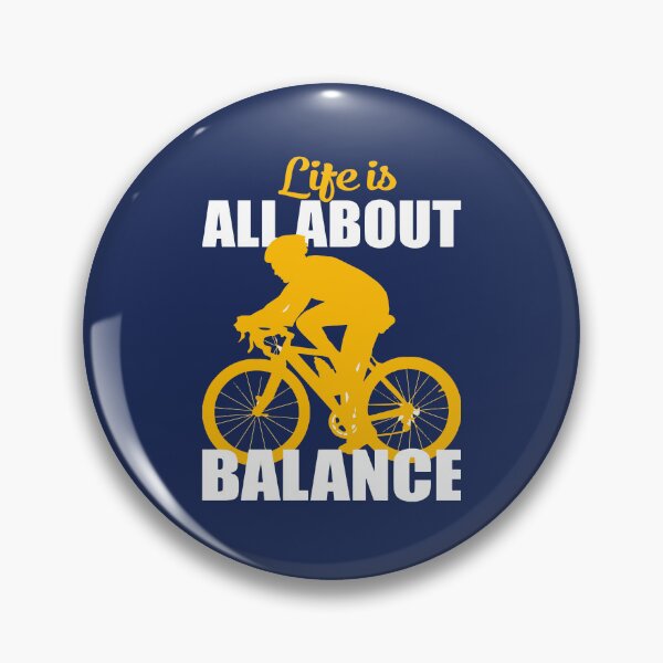 Item preview, Life Is All About Balance - Cycling-Inspired Graphic Design designed and sold by BongoGraph.
