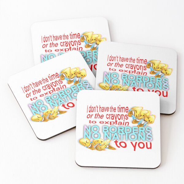 Item preview, no borders, no nations, no crayons designed and sold by chatAGP.
