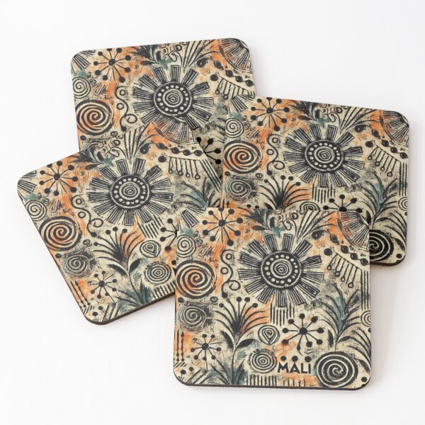 Item preview, Bogolan Mud Cloth inspired Patterns  designed and sold by Shs-Kenya.