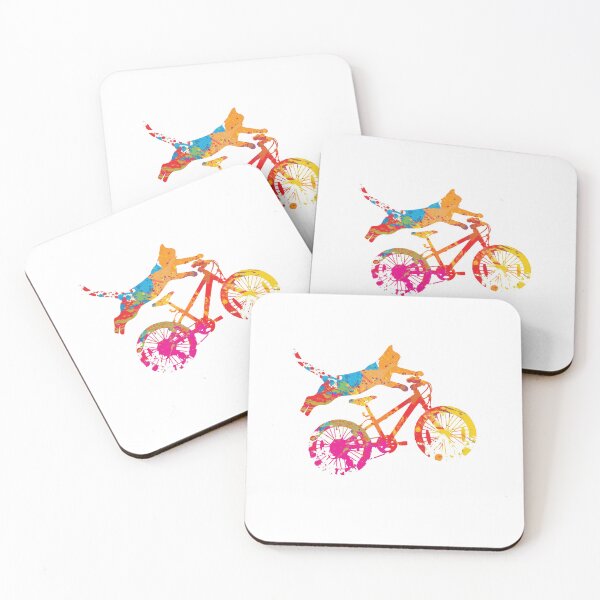 Item preview, Cat Cycling - Fun and Unique Graphic Design designed and sold by BongoGraph.