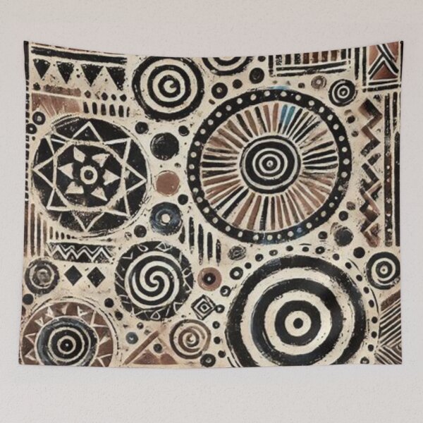 Item preview, Bogolan Mud Cloth inspired Patterns  designed and sold by Shs-Kenya.