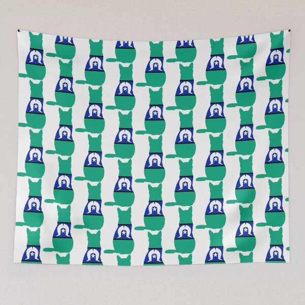 Item preview, Torres Strait Cat Flag designed and sold by wickedcartoons.