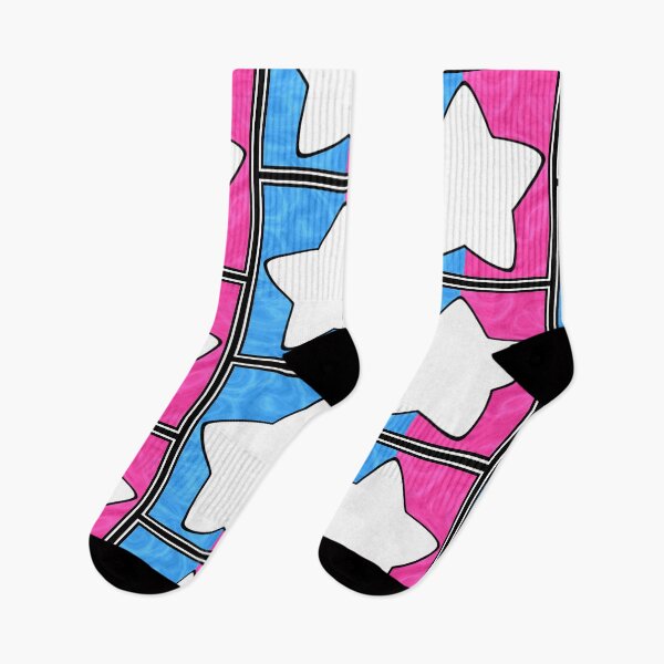 Item preview, Stars in Pink and Blue designed and sold by UrbanAlienShops.