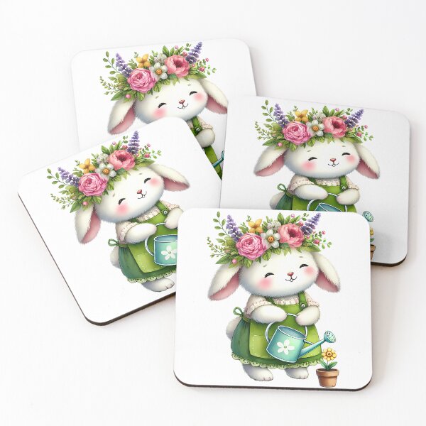 Item preview, A0660 Bunny Garden Bliss Watercolor - Adorable Digital Clipart for Easter Crafts, Scrapbooking, Invitations, and Spring-Themed DIY Projects designed and sold by angieart68.