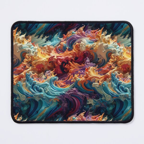 Item preview, Rainbow Fire Waves designed and sold by TheLastGarden.