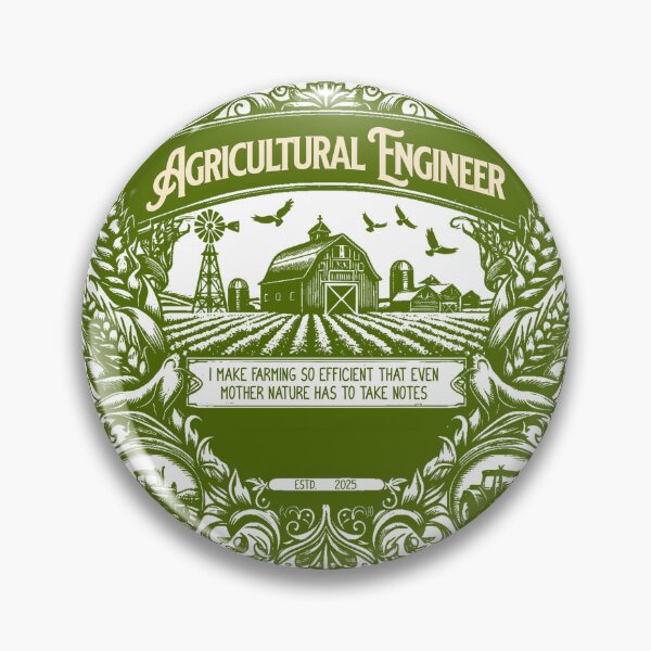 Item preview, Agricultural Engineer: Dirt, Sweat & Genius designed and sold by Dago345.