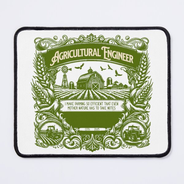 Item preview, Agricultural Engineer: Dirt, Sweat & Genius designed and sold by Dago345.