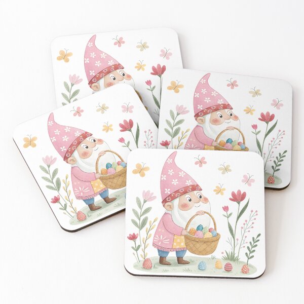 Item preview, A0664 Cheerful Springtime Gnome Watercolor - Adorable Digital Clipart for Easter Crafts, Scrapbooking, Invitations, and DIY Projects designed and sold by angieart68.