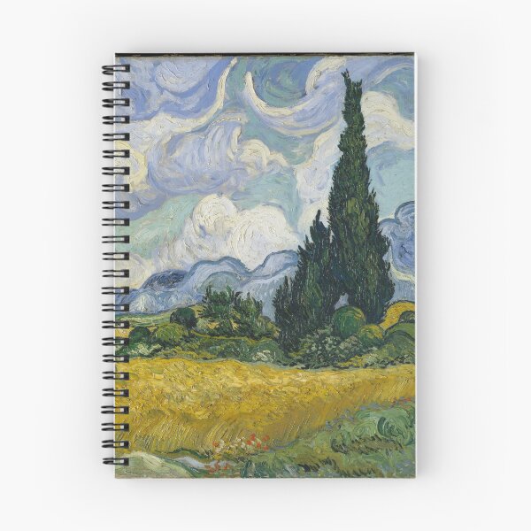 Item preview, Wheat Field with Cypresses Vincent van Gogh Dutch 1889 designed and sold by KWZCreates.