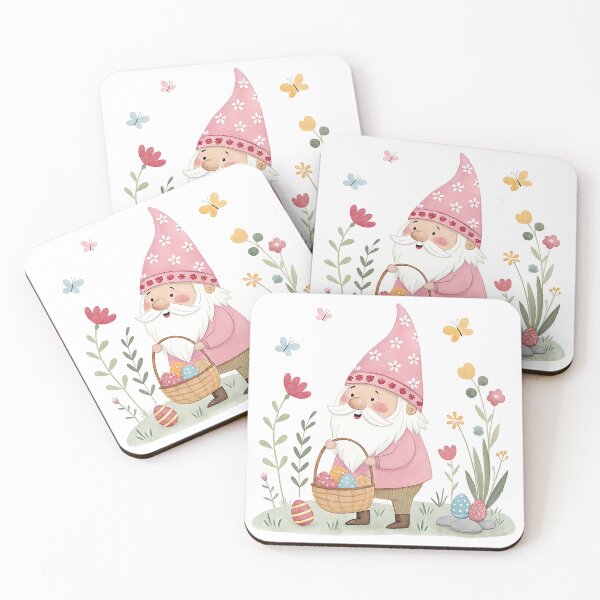 Item preview, A0664 Cheerful Springtime Gnome Watercolor - Adorable Digital Clipart for Easter Crafts, Scrapbooking, Invitations, and DIY Projects designed and sold by angieart68.