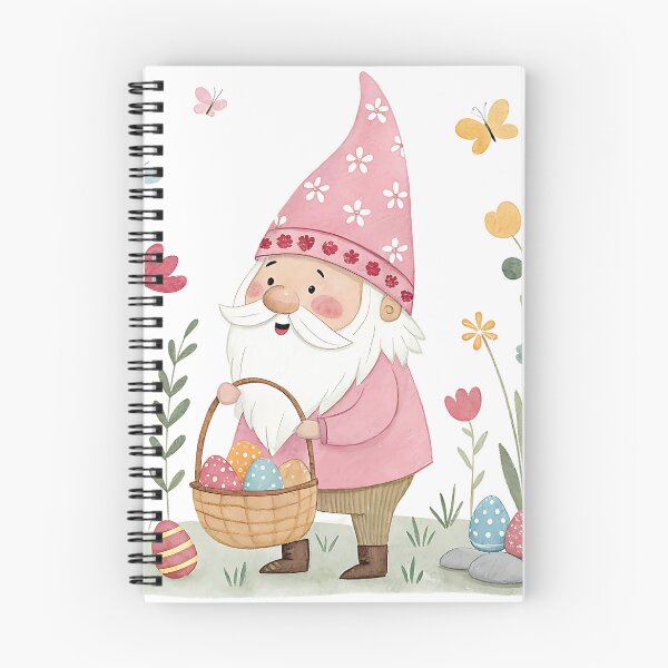 Item preview, A0664 Cheerful Springtime Gnome Watercolor - Adorable Digital Clipart for Easter Crafts, Scrapbooking, Invitations, and DIY Projects designed and sold by angieart68.