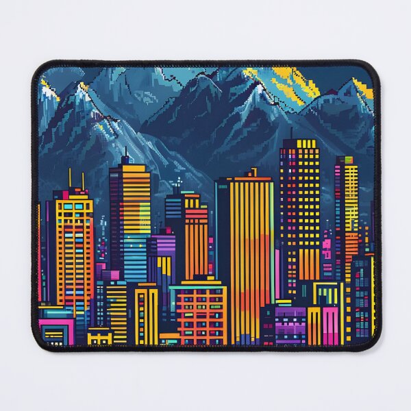 Item preview, City in pixel art designed and sold by Newrealis.