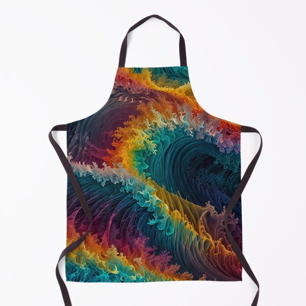 Item preview, Rainbow Organic Mushroom Lace Waves designed and sold by TheLastGarden.