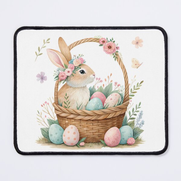 Item preview, A0665 Easter Basket Bliss Watercolor - Whimsical Digital Clipart for Easter Crafts, Invitations, Scrapbooking, and Spring DIY Projects designed and sold by angieart68.