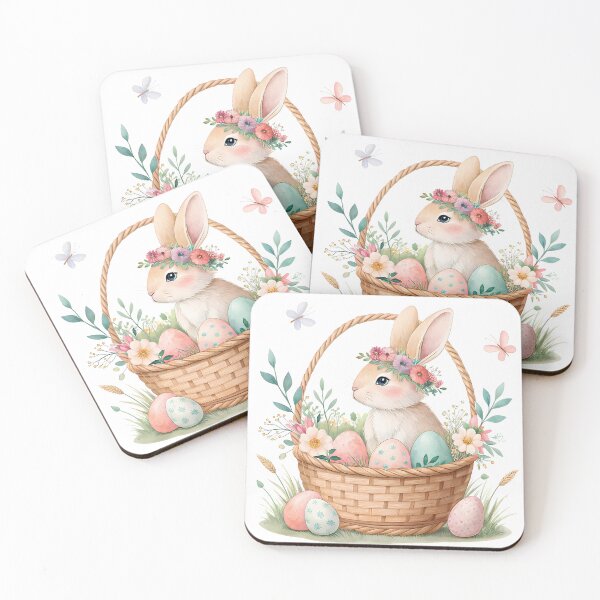 Item preview, A0665 Easter Basket Bliss Watercolor - Whimsical Digital Clipart for Easter Crafts, Invitations, Scrapbooking, and Spring DIY Projects designed and sold by angieart68.