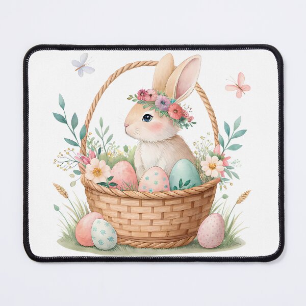 Item preview, A0665 Easter Basket Bliss Watercolor - Whimsical Digital Clipart for Easter Crafts, Invitations, Scrapbooking, and Spring DIY Projects designed and sold by angieart68.