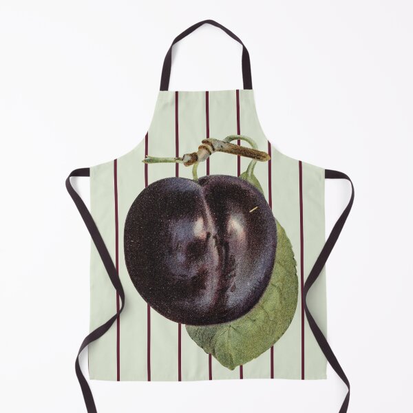 Item preview, Off-white and burgundy Stripes Plum designed and sold by Peach Fuss.