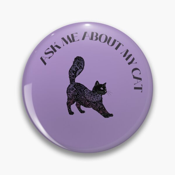Item preview, Ask Me About My Cat for Superstitious Cat Owners designed and sold by Erika V..