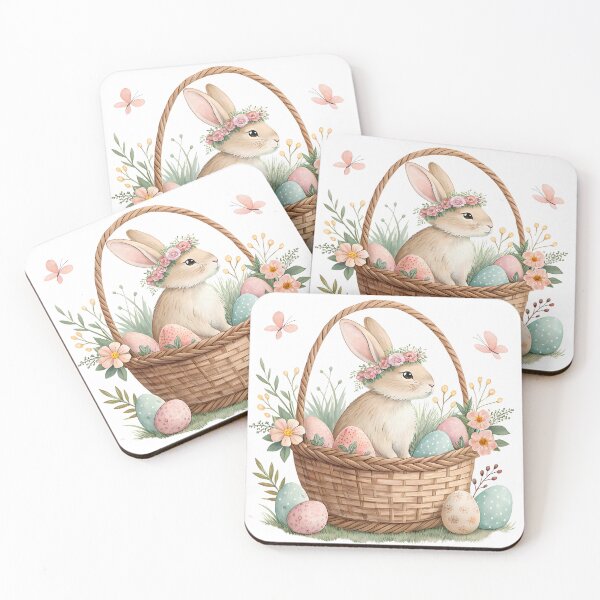 Item preview, A0665 Easter Basket Bliss Watercolor - Whimsical Digital Clipart for Easter Crafts, Invitations, Scrapbooking, and Spring DIY Projects designed and sold by angieart68.