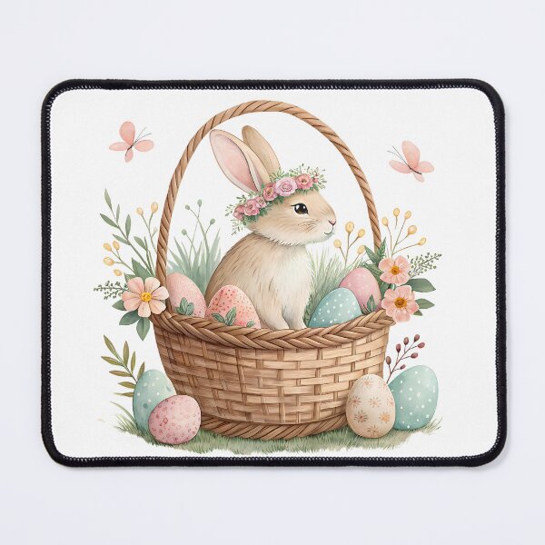 Item preview, A0665 Easter Basket Bliss Watercolor - Whimsical Digital Clipart for Easter Crafts, Invitations, Scrapbooking, and Spring DIY Projects designed and sold by angieart68.