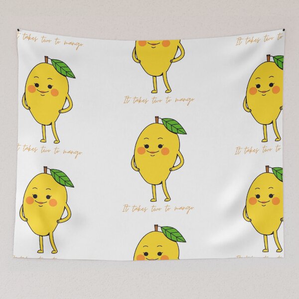 Item preview, It Takes Two to Mango Cute Print designed and sold by stxaris.