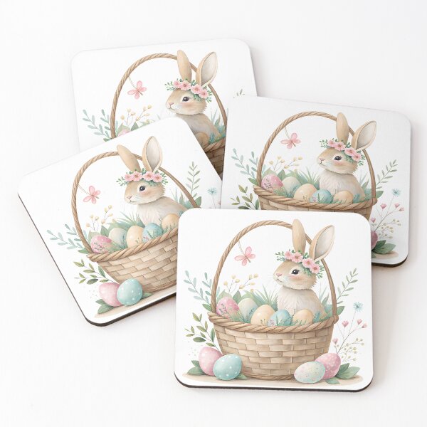 Item preview, A0665 Easter Basket Bliss Watercolor - Whimsical Digital Clipart for Easter Crafts, Invitations, Scrapbooking, and Spring DIY Projects designed and sold by angieart68.