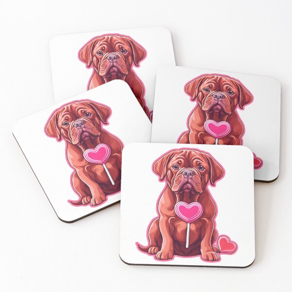 Item preview, Valentine's Day Dogue de Bordeaux Charm designed and sold by GoodyPaws.