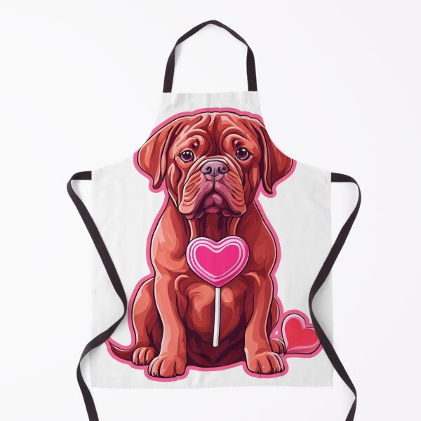 Item preview, Valentine's Day Dogue de Bordeaux Charm designed and sold by GoodyPaws.