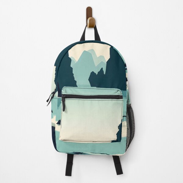 Item preview, Minimalist Clipart-Style Illustration of Phang Nga Island, Thailand designed and sold by inkNext.