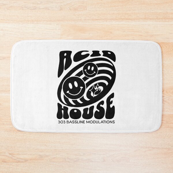 Item preview, ACID HOUSE  - 303 smiley Vortex (Black)  designed and sold by Discothreadz.