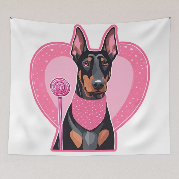 Item preview, Valentine's Day Doberman Elegance designed and sold by GoodyPaws.