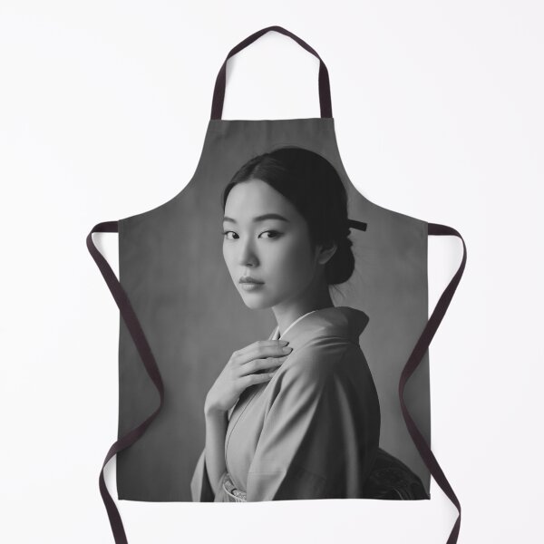 Item preview, Portrait of a beautiful woman in kimono - Premonition - designed and sold by store-wasabi.