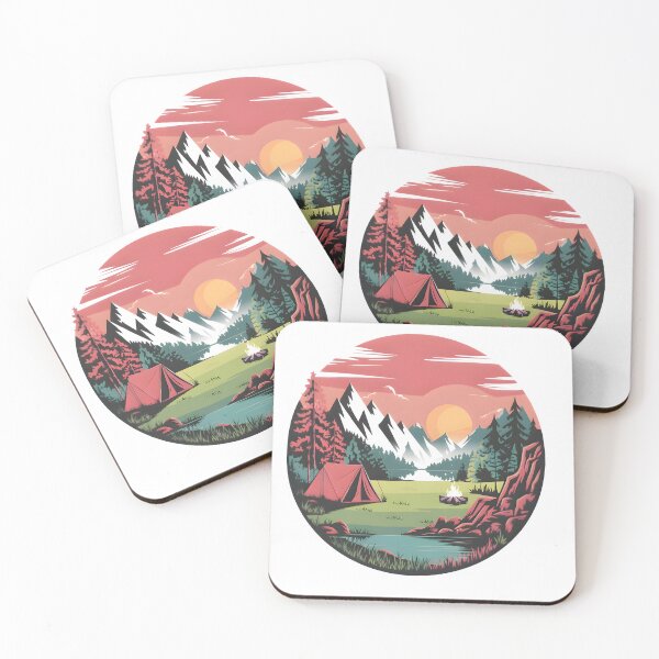 Item preview, Tranquil Mountain Camping Escape. designed and sold by SalahuTheBoss.