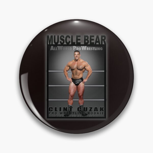 Item preview, CLINT CUZAK - Muscle Bear - AWPW Pro Wrestler designed and sold by DavidMonsterInc.