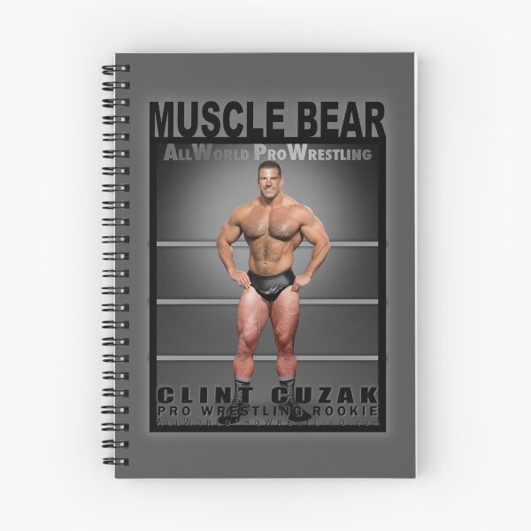 Artikelvorschau, CLINT CUZAK - Muskelbär - AWPW Pro Wrestler entworfen und verkauft von DavidMonsterInc.