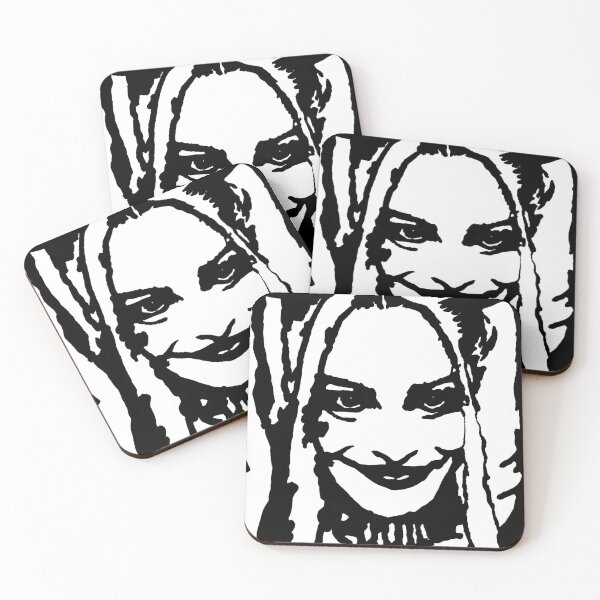 Item preview, Harley Quinn en blanco y negro designed and sold by Chad's Fresh Art.