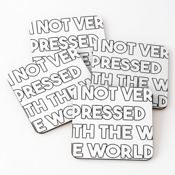 Item preview, Not Impressed, plain designed and sold by Lovely Memetics.