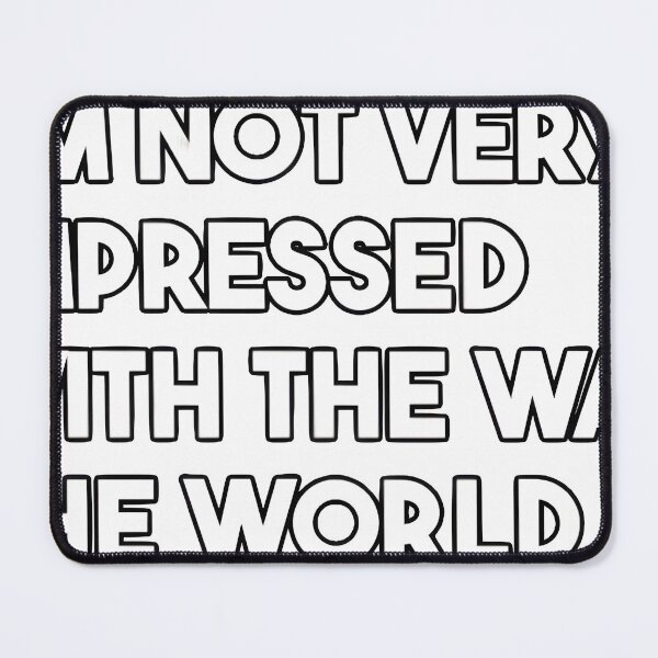 Item preview, Not Impressed, plain designed and sold by Lovely Memetics.