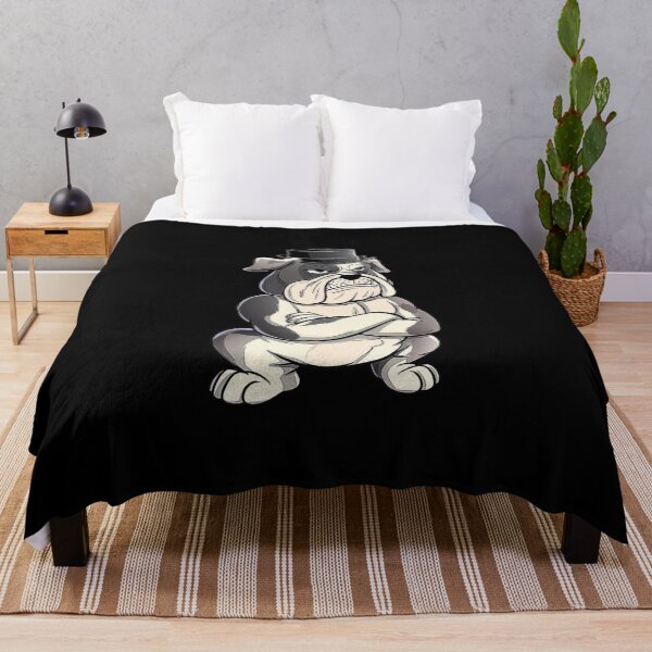 Item preview, Grumpy Bulldog in a Top Hat Illustration designed and sold by love3617.