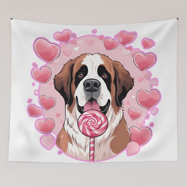 Artikelvorschau, Valentinstag Bernhardiner Schatz entworfen und verkauft von GoodyPaws.