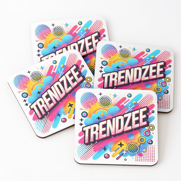 Item preview, TrenndZee Graphic with Neon-Inspired Energetic Mood designed and sold by Thai Vibe Studio.