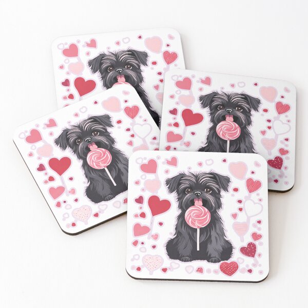 Item preview, Valentine's Day Affenpinscher Love designed and sold by GoodyPaws.