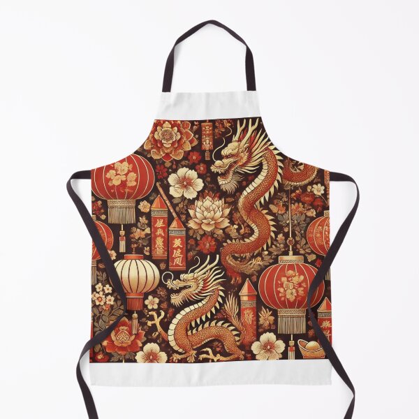 Item preview, Auspicious Dragon and Lantern Design designed and sold by HoriArc.